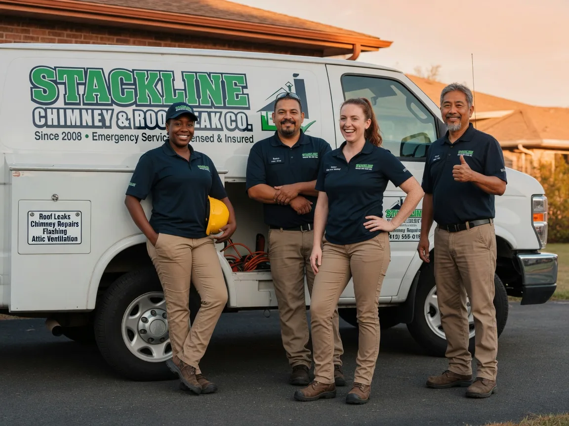 Chimney flashing repair company in Riverside, MO